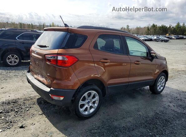 MAJ6S3GL3KC290019 2019 FORD ECOSPORT Orange Rear right