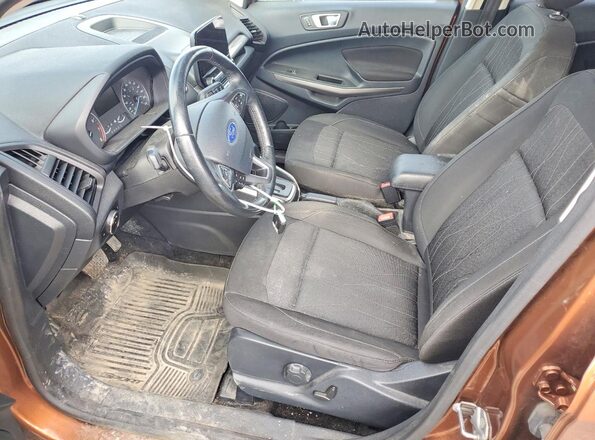 MAJ6S3GL3KC290019 2019 FORD ECOSPORT Orange Front interior view