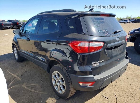 MAJ6S3GL3LC370664 2020 FORD ECOSPORT Black Trasero izquierdo