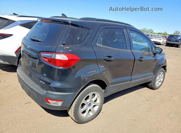 MAJ6S3GL3LC370664 2020 FORD ECOSPORT Black Trasero derecho