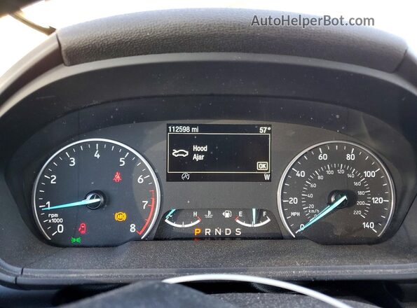 MAJ6S3GL3LC370664 2020 FORD ECOSPORT Black Vista del cuadro de instrumentos