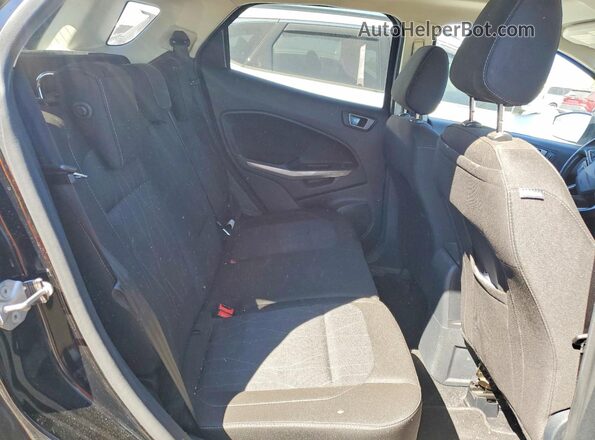 MAJ6S3GL3LC370664 2020 FORD ECOSPORT Black Vista de los asientos traseros