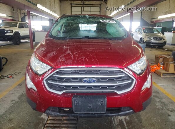 MAJ6S3GL4LC317245 2020 FORD ECOSPORT Red Vista frontal