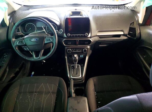 MAJ6S3GL4LC317245 2020 FORD ECOSPORT Red Vista del salpicadero