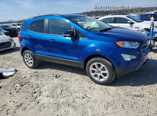 MAJ6S3GL4MC417413 2021 FORD ECOSPORT Синий Передняя правая четверть
