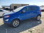 2021 Ford Ecosport Se Синий vin: MAJ6S3GL4MC417413