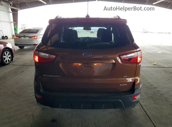 MAJ6S3GL5KC265073 2019 FORD ECOSPORT Brown Widok z tyłu