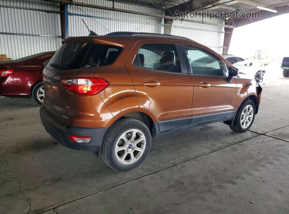 MAJ6S3GL5KC265073 2019 FORD ECOSPORT Brown Tył prawy