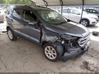 2019 Ford Ecosport Se Gray vin: MAJ6S3GL5KC285968