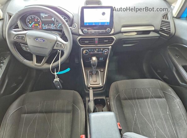 MAJ6S3GL5LC335821 2020 FORD ECOSPORT Синий Вид панели приборов