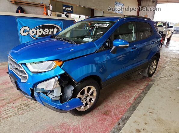 MAJ6S3GL5LC335821 2020 FORD ECOSPORT Синий Передняя левая четверть
