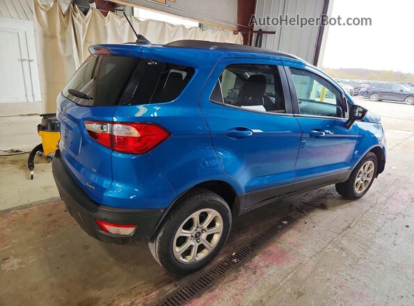 MAJ6S3GL5LC335821 2020 FORD ECOSPORT Синий Задняя правая четверть