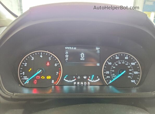 MAJ6S3GL5LC335821 2020 FORD ECOSPORT Синий Вид щитка приборов