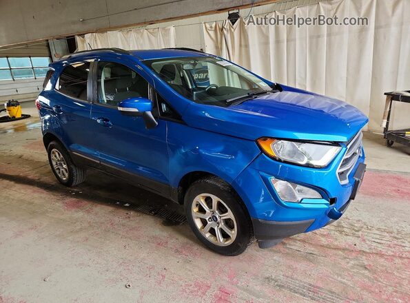 MAJ6S3GL5LC335821 2020 FORD ECOSPORT Синий Передняя правая четверть