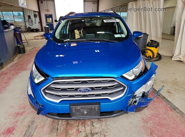 MAJ6S3GL5LC335821 2020 FORD ECOSPORT Синий Вид спереди
