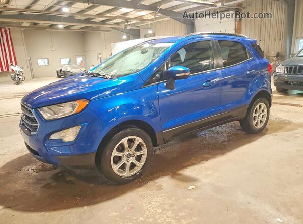 MAJ6S3GL5MC402712 2021 FORD ECOSPORT Blue Przód lewy