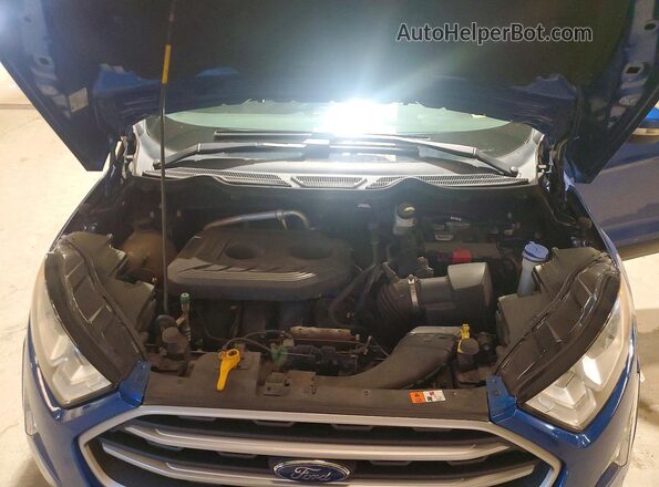 MAJ6S3GL5MC402712 2021 FORD ECOSPORT Blue Widok komory silnika
