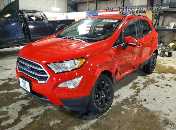 MAJ6S3GL5MC403228 2021 FORD ECOSPORT Burgundy Vista tres cuartos delantera izquierda
