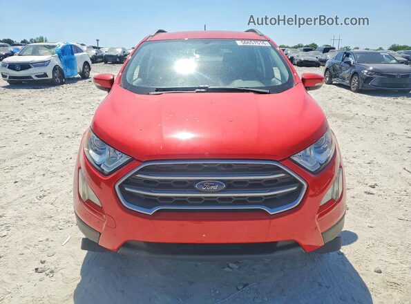 MAJ6S3GL5MC404332 2021 FORD ECOSPORT Red Widok z przodu