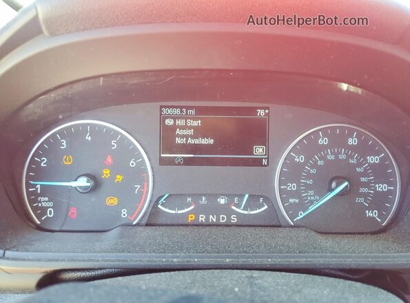 MAJ6S3GL5MC404332 2021 FORD ECOSPORT Red Widok zestawu wskaźników