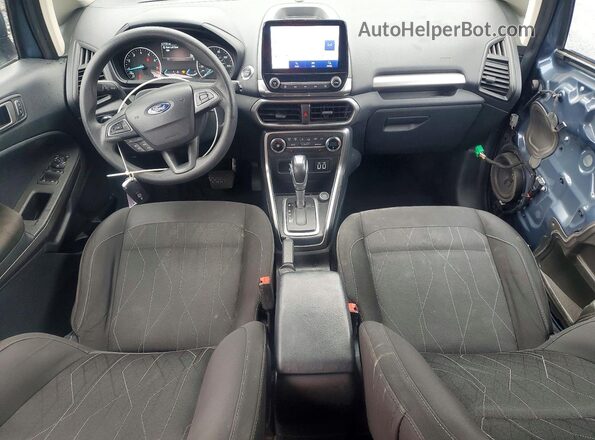 MAJ6S3GL5MC442109 2021 FORD ECOSPORT Blue Widok deski rozdzielczej