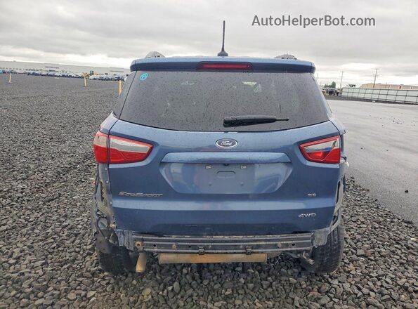 MAJ6S3GL5MC442109 2021 FORD ECOSPORT Blue Widok z tyłu