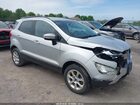 2020 Ford Ecosport Se Silver vin: MAJ6S3GL6LC325296