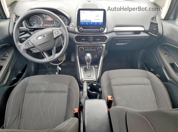 MAJ6S3GL8NC469953 2022 FORD ECOSPORT Gray Widok deski rozdzielczej
