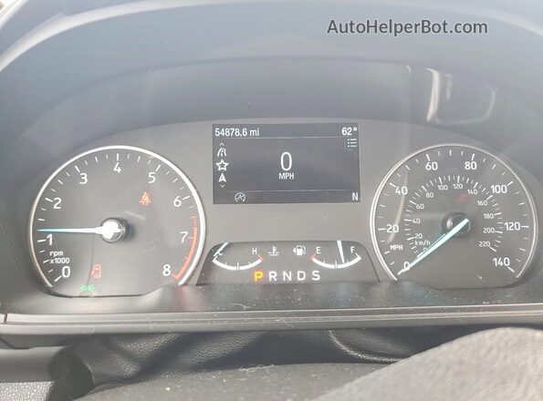 MAJ6S3GL8NC469953 2022 FORD ECOSPORT Gray Widok zestawu wskaźników