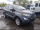 2019 Ford Ecosport Se Gray vin: MAJ6S3GL9KC261916