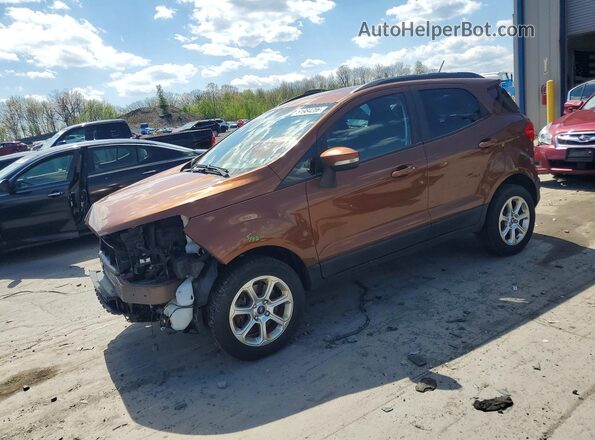 MAJ6S3GL9KC266159 2019 FORD ECOSPORT Коричневый Передняя левая четверть