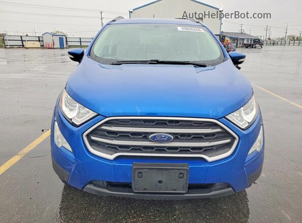 MAJ6S3GL9LC371186 2020 FORD ECOSPORT Blue Widok z przodu