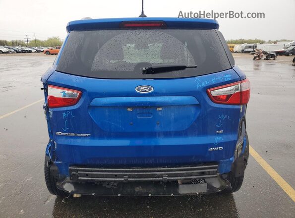 MAJ6S3GL9LC371186 2020 FORD ECOSPORT Blue Widok z tyłu