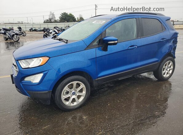MAJ6S3GL9LC371186 2020 FORD ECOSPORT Blue Przód lewy