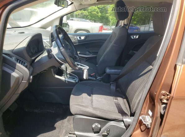 MAJ6S3GLXKC268485 2019 FORD ECOSPORT Orange Vista interior delantera