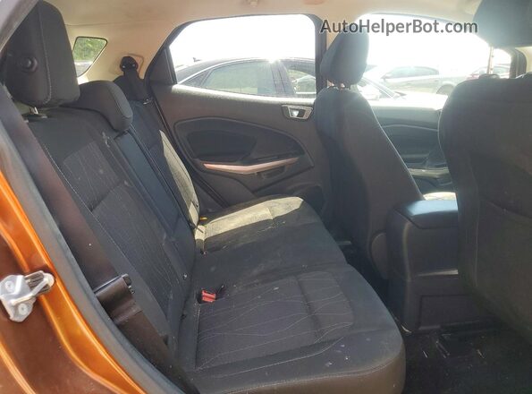 MAJ6S3GLXKC268485 2019 FORD ECOSPORT Orange Vista de los asientos traseros