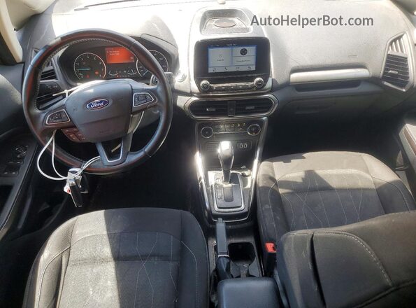 MAJ6S3GLXKC268485 2019 FORD ECOSPORT Orange Vista del salpicadero