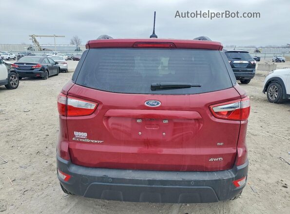 MAJ6S3GLXLC369298 2020 FORD ECOSPORT Red Вид ззаду