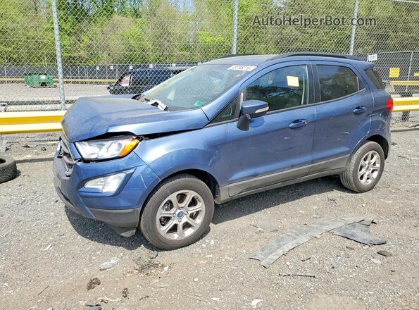 MAJ6S3GLXMC425015 2021 FORD ECOSPORT Blue Przód lewy