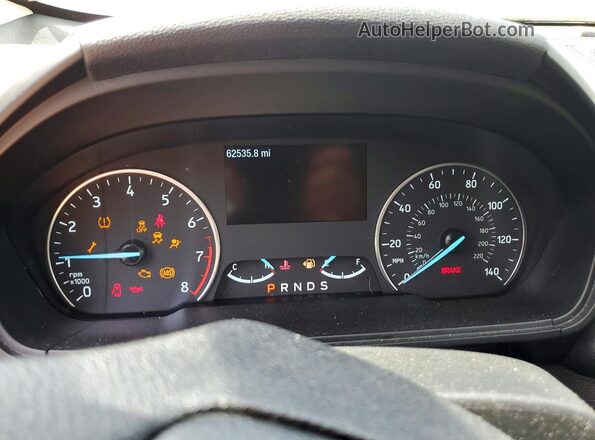 MAJ6S3GLXMC425015 2021 FORD ECOSPORT Blue Widok zestawu wskaźników