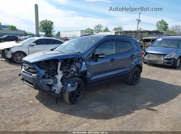 MAJ6S3JL2MC454808 2021 FORD ECOSPORT Blue Przód lewy