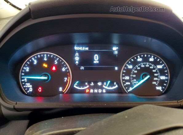 MAJ6S3JL3NC458495 2022 FORD ECOSPORT Серебряный Вид щитка приборов