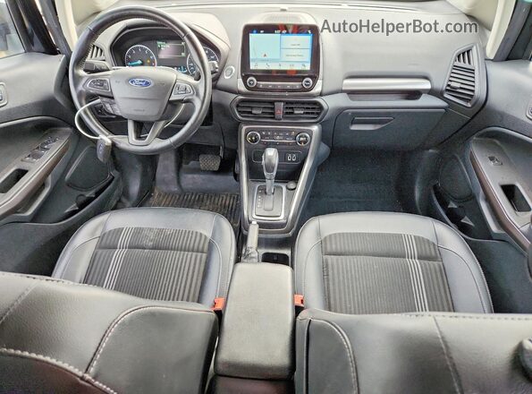 MAJ6S3JL4KC254736 2019 FORD ECOSPORT Черный Вид панели приборов
