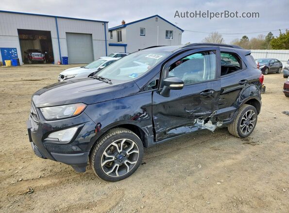 MAJ6S3JL4KC254736 2019 FORD ECOSPORT Черный Передняя левая четверть