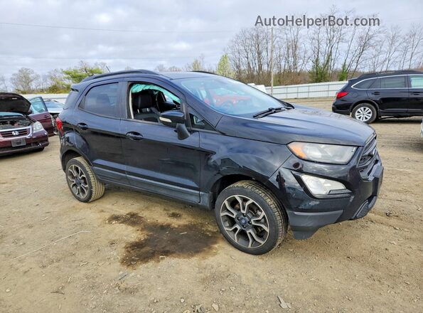 MAJ6S3JL4KC254736 2019 FORD ECOSPORT Черный Передняя правая четверть