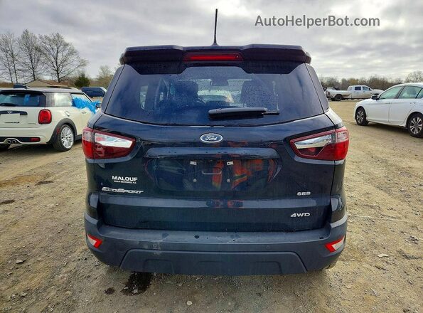 MAJ6S3JL4KC254736 2019 FORD ECOSPORT Черный Вид сзади