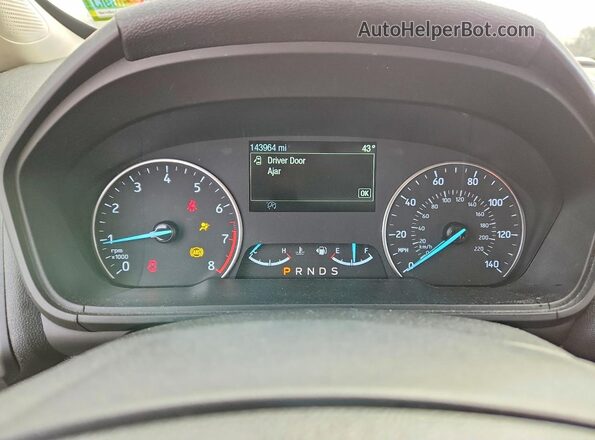 MAJ6S3JL4KC254736 2019 FORD ECOSPORT Черный Вид щитка приборов