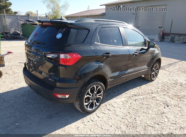 MAJ6S3JL4LC343448 2020 FORD ECOSPORT Black Tył prawy