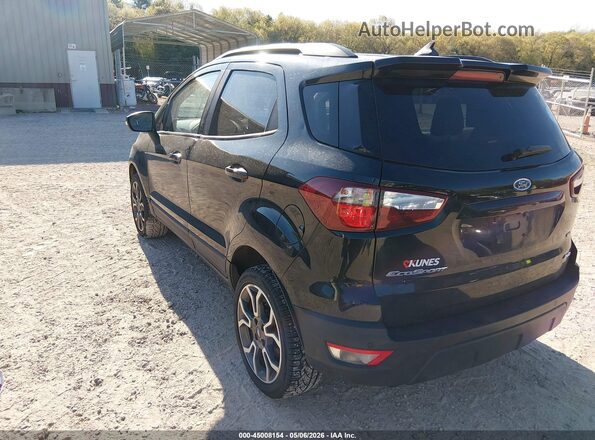 MAJ6S3JL4LC343448 2020 FORD ECOSPORT Black Tył lewy