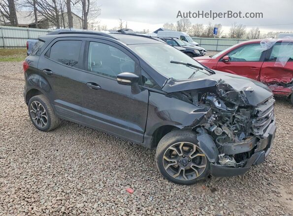 MAJ6S3JL6KC286989 2019 FORD ECOSPORT Black Przód prawy